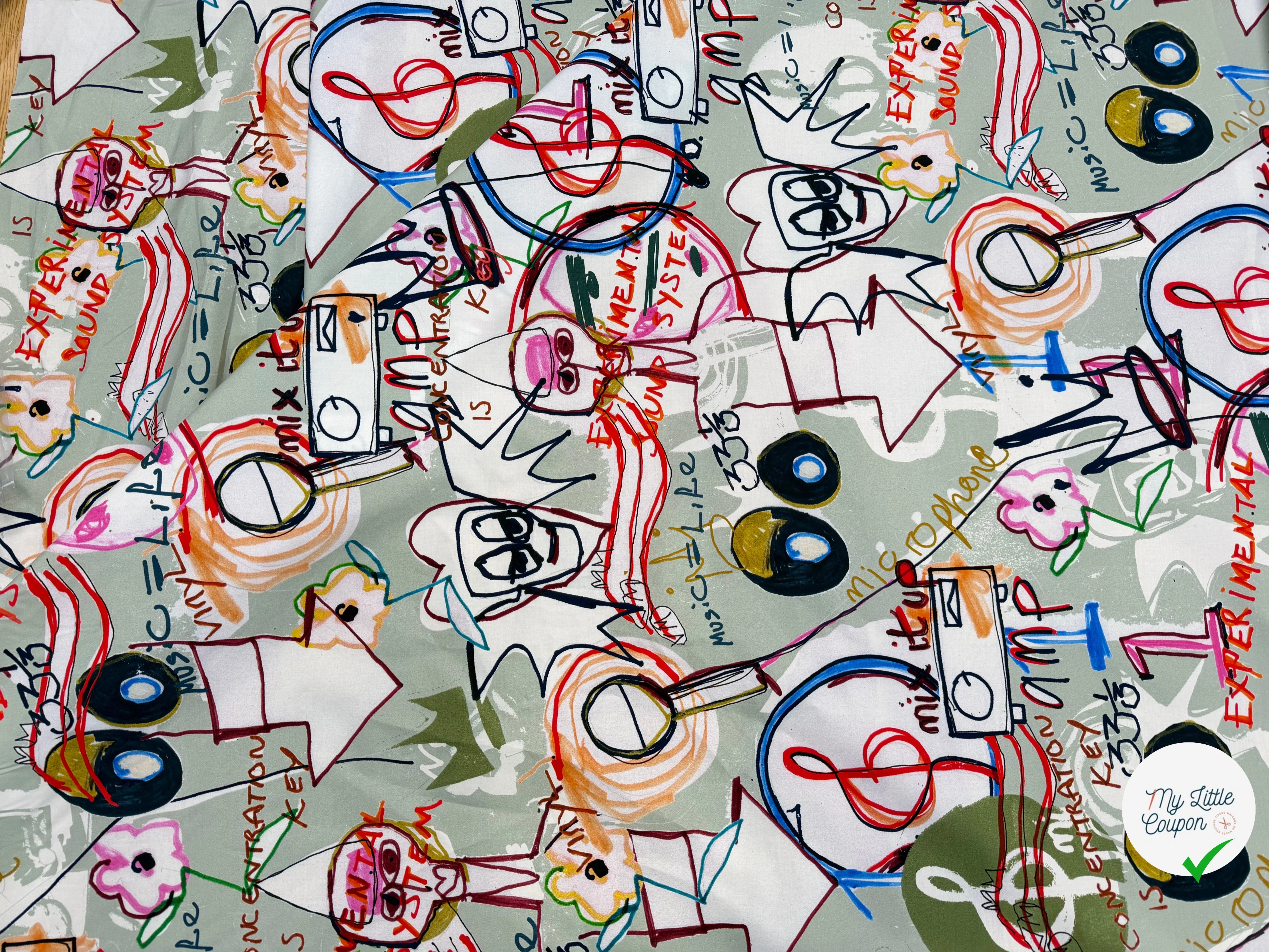 POPELINE DE COTON CRAQUANTE (STOCK ULTRA LIMITÉ) - My Little Coupon