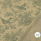 POPELINE DE COTON FEUILLES MENTHE - My Little Coupon