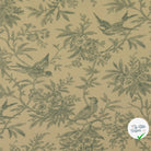 POPELINE DE COTON FEUILLES MENTHE - My Little Coupon