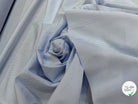 POPELINE DE COTON FINE RAYURES BLEUES QUALITÉ COUTURE - My Little Coupon