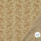 POPELINE DE COTON FLEURS BEIGE - My Little Coupon