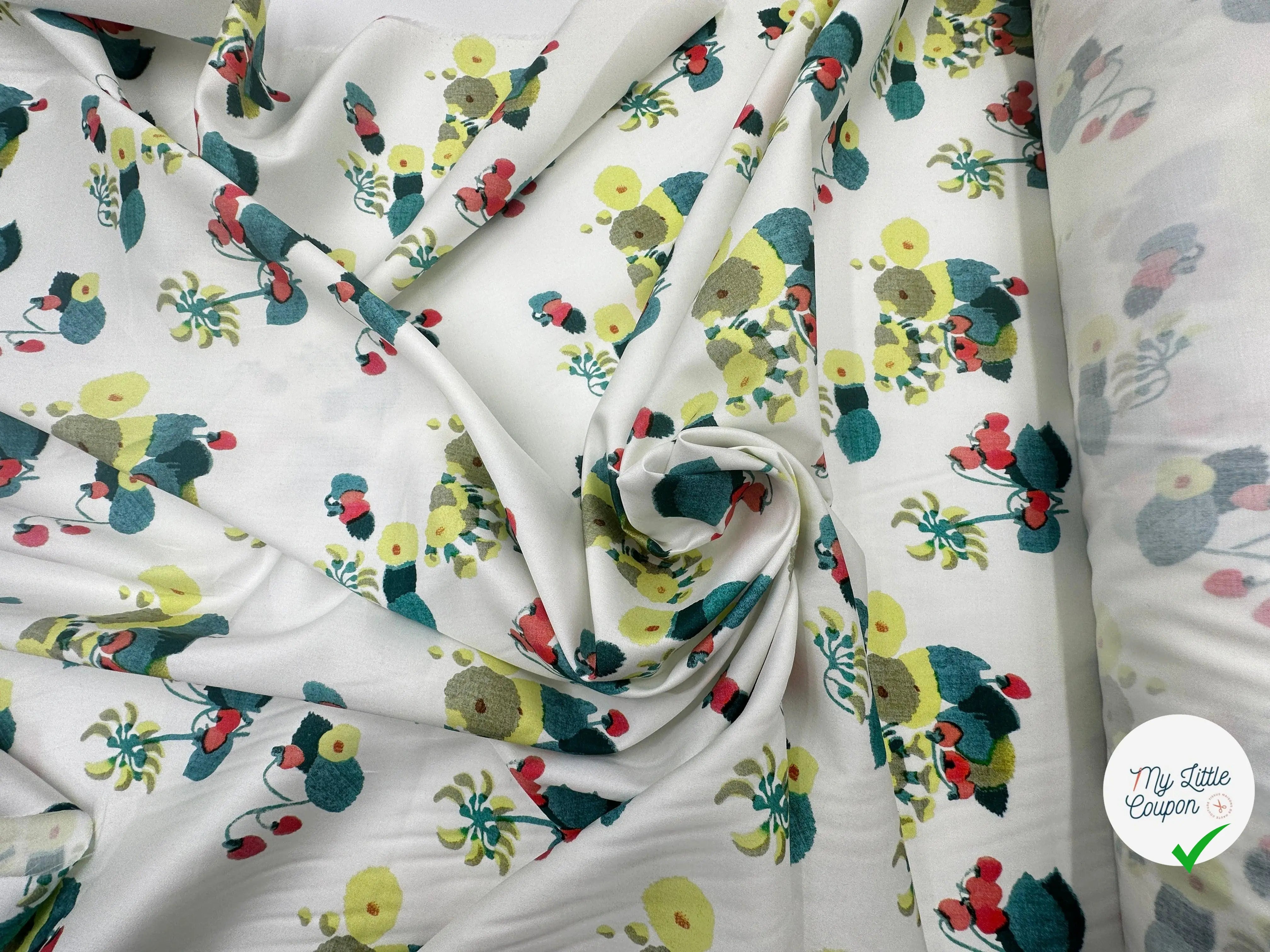POPELINE DE COTON IMPRIMÉ BABY STRAWBERRY - My Little Coupon - tissu - coudre