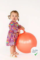 POPELINE DE COTON IMPRIMÉ GIRAFES ROSE - My Little Coupon