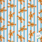 POPELINE DE COTON IMPRIMÉ HOMARD BLANC CASSÉ - My Little Coupon