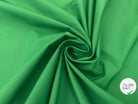 POPELINE DE COTON JAPAN VERT PRÉS MSO