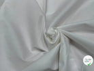 POPELINE DE COTON LÉGÈREMENT SERGÉE QUALITÉ COUTURE BLANC - My Little Coupon