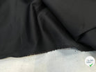 POPELINE DE COTON LISSE ET FLUIDE NOIR 145CM - My Little Coupon
