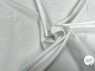 POPELINE DE COTON LISSE LÉGÈREMENT SATINÉ BLANCHE 140CM - My Little Coupon