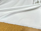 POPELINE DE COTON LISSE LÉGÈREMENT SATINÉ BLANCHE 140CM - My Little Coupon