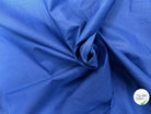 POPELINE DE COTON MERCERISÉ DOUBLE LAIZE BLEU - My Little Coupon
