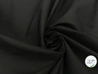 POPELINE DE COTON NOIRE PEIGNÉE - My Little Coupon - tissu - coudre