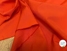 POPELINE DE COTON ORANGE QUALITÉ COUTURE - My Little Coupon
