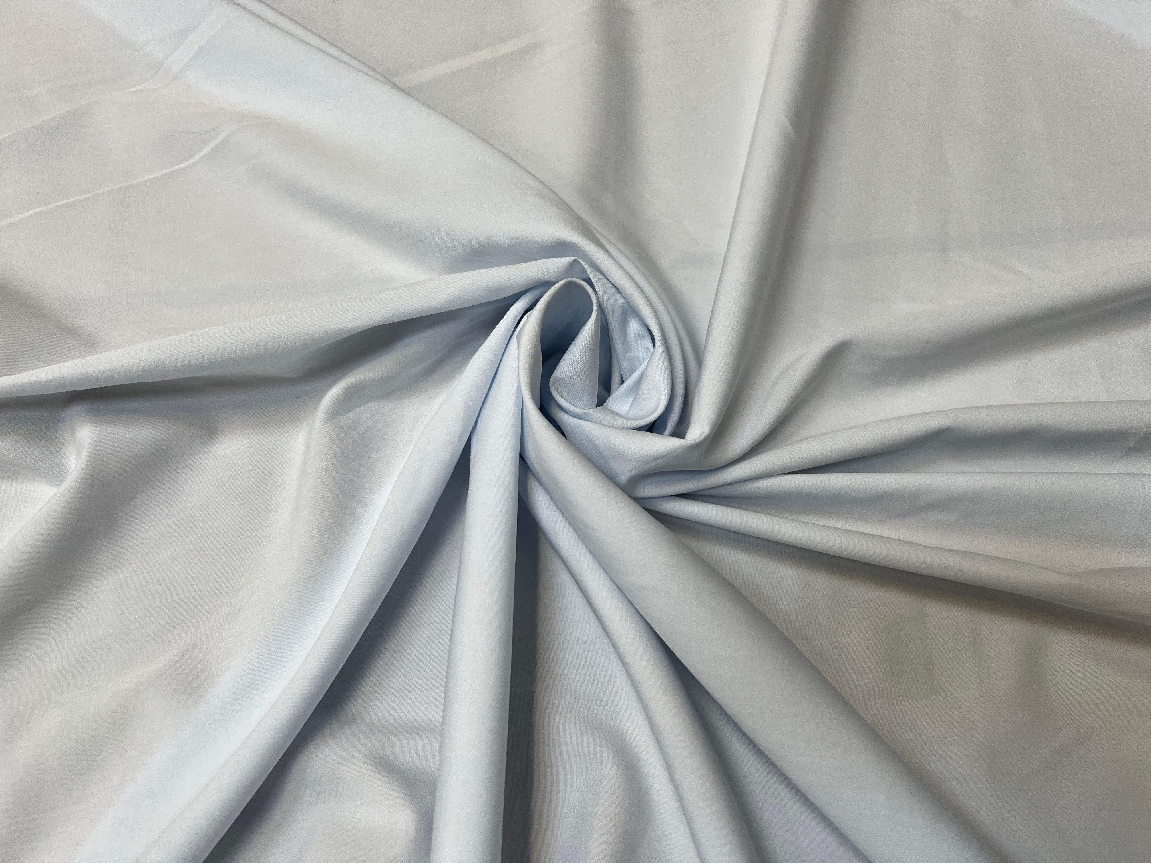 POPELINE DE COTON  PREMIUM LIGHT BLUE - My Little Coupon