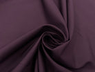 POPELINE DE COTON QUALITÉ JAPAN AUBERGINE MSO