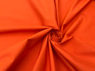 POPELINE DE COTON QUALITÉ JAPAN COLORIS ORANGE CITROUILLE MSO
