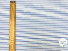 POPELINE DE COTON RAYURES BLEU ÉLÉGAMMENT - My Little Coupon - tissu - coudre
