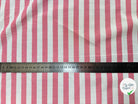 POPELINE DE COTON RAYURES ROUGES ET BLANCHES - My Little Coupon