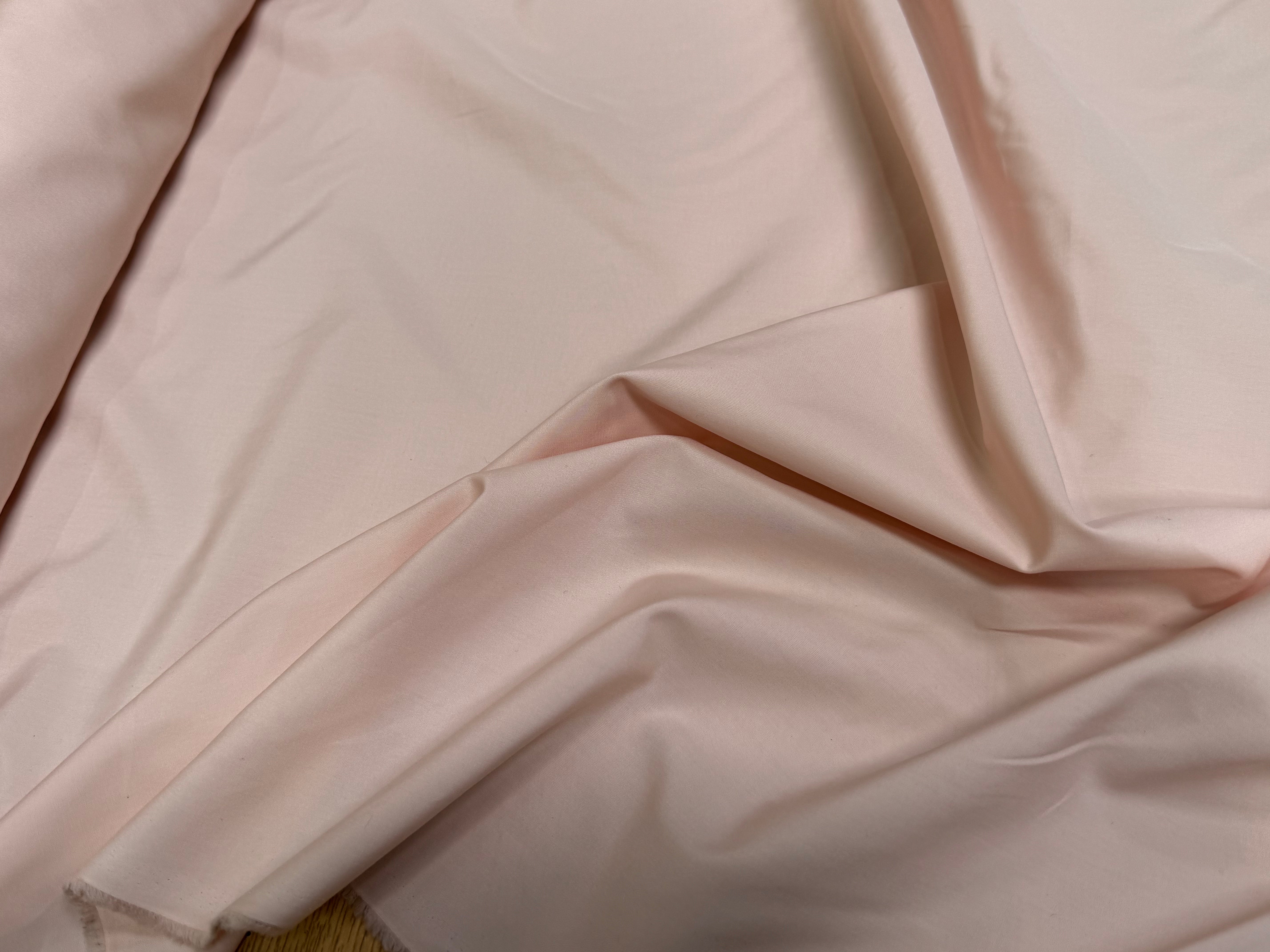 POPELINE DE COTON ROSE SAUMON COUTURE - My Little Coupon