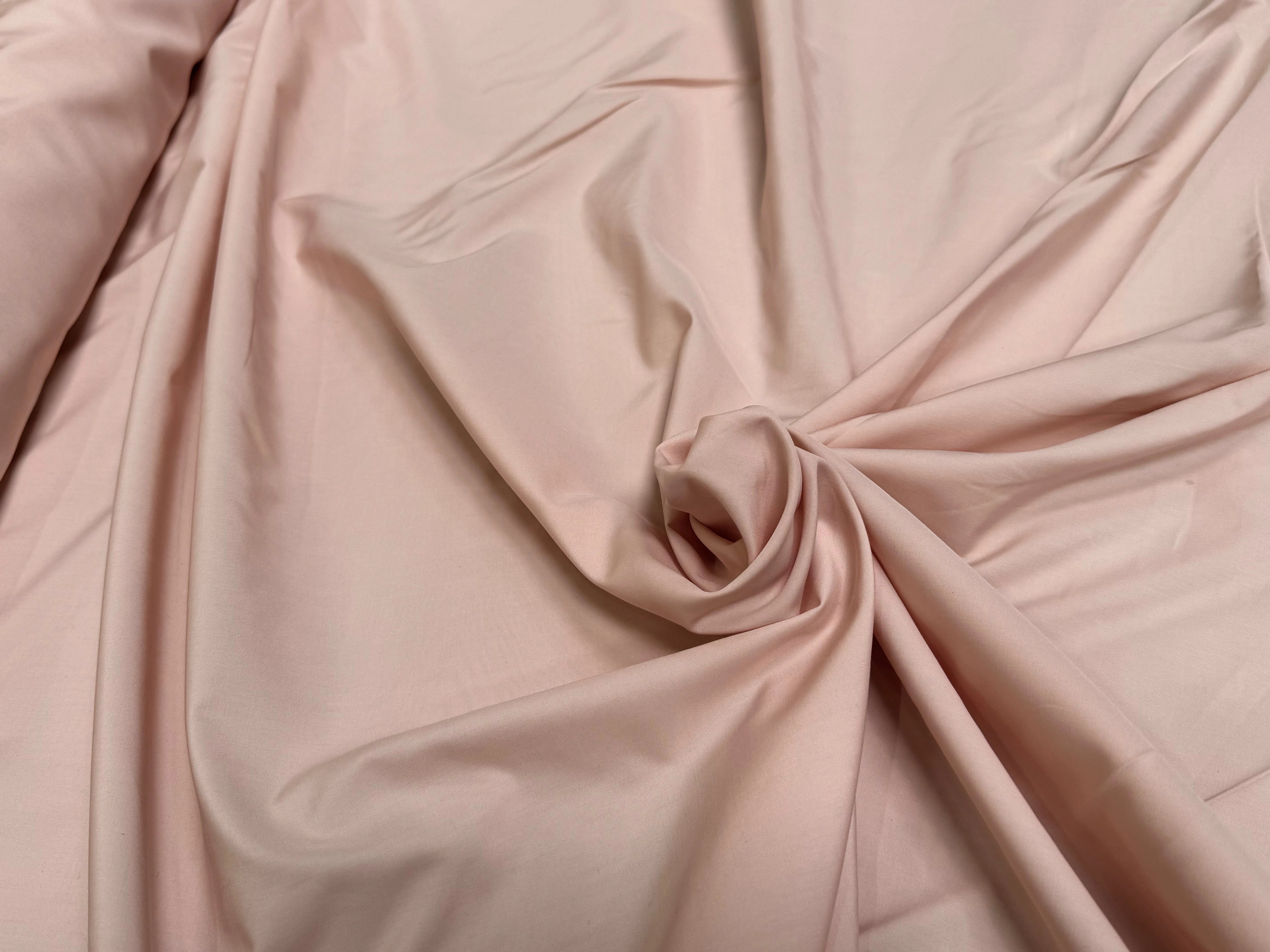 POPELINE DE COTON ROSE SAUMON COUTURE - My Little Coupon