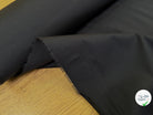 POPELINE DE COTON STRETCH QUALITÉ COUTURE NOIR PETITE LAIZE - My Little Coupon