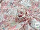 POPELINE DE COTON TIE & DYE ROSE - My Little Coupon