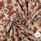 POPELINE DE COTON TISSU IMPRIMÉ NUMÉRIQUE PAISLEY MULTICOLORE 1 - My Little Coupon
