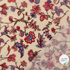 POPELINE DE COTON TISSU IMPRIMÉ NUMÉRIQUE PAISLEY MULTICOLORE 3 - My Little Coupon