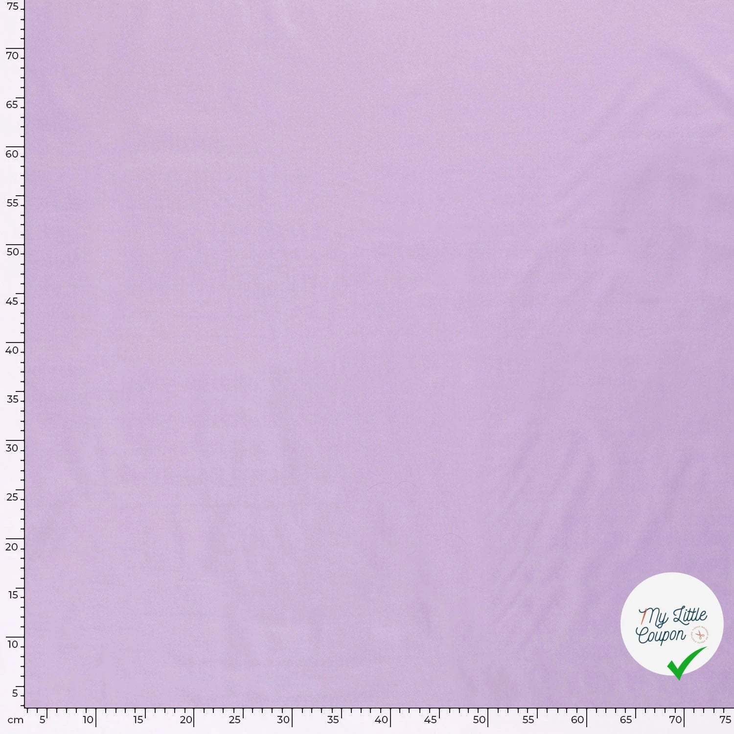 POPELINE DE COTON TISSU UNICOLORE LAVANDE - My Little Coupon