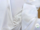 POPELINE DE COTON  ULTRA CHIC BLANC ÉFFET CRAQUANT STRETCH - My Little Coupon