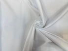 POPELINE DE COTON UNI BLANC STRECH - My Little Coupon