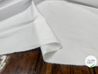 POPELINE DE COTON UNI BLANC STRECH - My Little Coupon