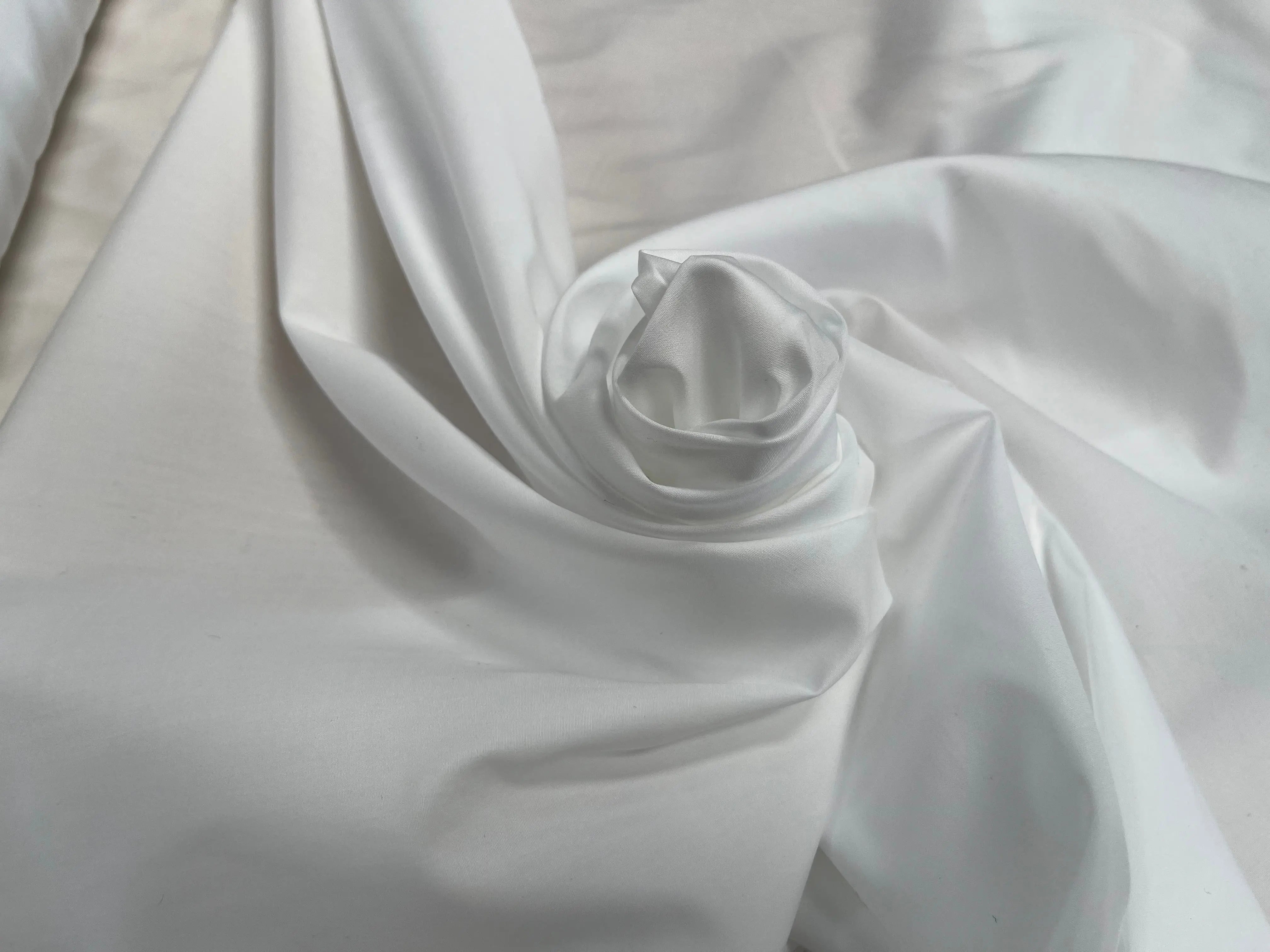 POPELINE DE COTON UNI BLANCHE - My Little Coupon