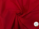 POPELINE DE COTON UNI ROUGE - My Little Coupon