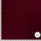 POPELINE DE COTON UNICOLORE BORDEAUX - My Little Coupon