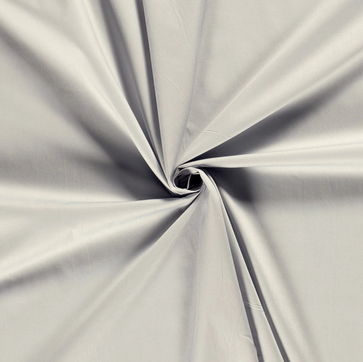 POPELINE DE COTON UNICOLORE GRIS CLAIR - My Little Coupon