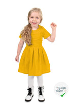 POPELINE DE COTON UNICOLORE OCRE - My Little Coupon