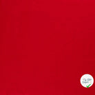 POPELINE DE COTON UNICOLORE ROUGE - My Little Coupon