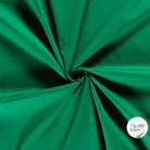 POPELINE DE COTON UNICOLORE VERT FORET - My Little Coupon