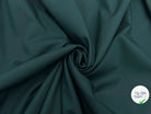 POPELINE DE COTON VERT COPENHAGUE - coupon de tissu de 1 mètre 90 - My Little Coupon - tissu - coudre