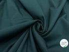 POPELINE DE COTON VERT COPENHAGUE - coupon de tissu de 1 mètre 90 - My Little Coupon - tissu - coudre