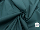 POPELINE DE COTON VERT COPENHAGUE - coupon de tissu de 1 mètre 90 - My Little Coupon - tissu - coudre