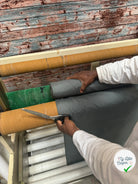 POPELINE DE COTON VERT STACK - My Little Coupon