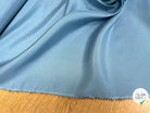 POPELINE DE SOIE ICE BLUE FLUIE 100% SOIE - My Little Coupon