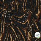 POPELINE DE VISCOSE ABSTRAIT NOIR - My Little Coupon