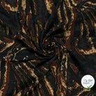 POPELINE DE VISCOSE ABSTRAIT NOIR - My Little Coupon