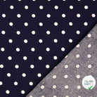 POPELINE DE VISCOSE BLEU - My Little Coupon