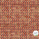 POPELINE DE VISCOSE IMPRIMÉ ABSTRAIT ROUGE BORDEAUX - My Little Coupon