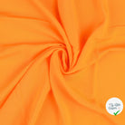 POPELINE DE VISCOSE UNICOLORE ORANGE - My Little Coupon