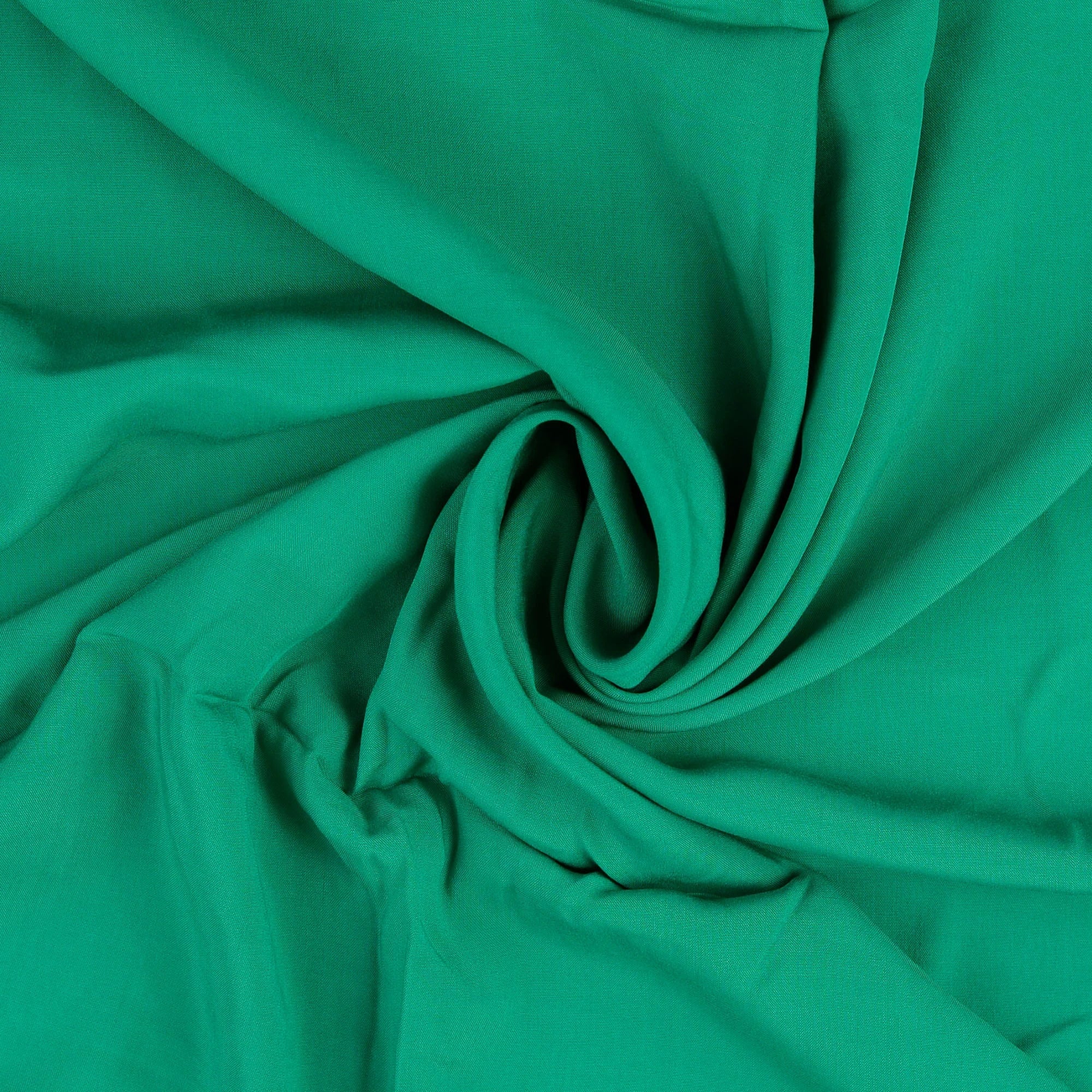 POPELINE DE VISCOSE UNICOLORE POMME VERTE - My Little Coupon