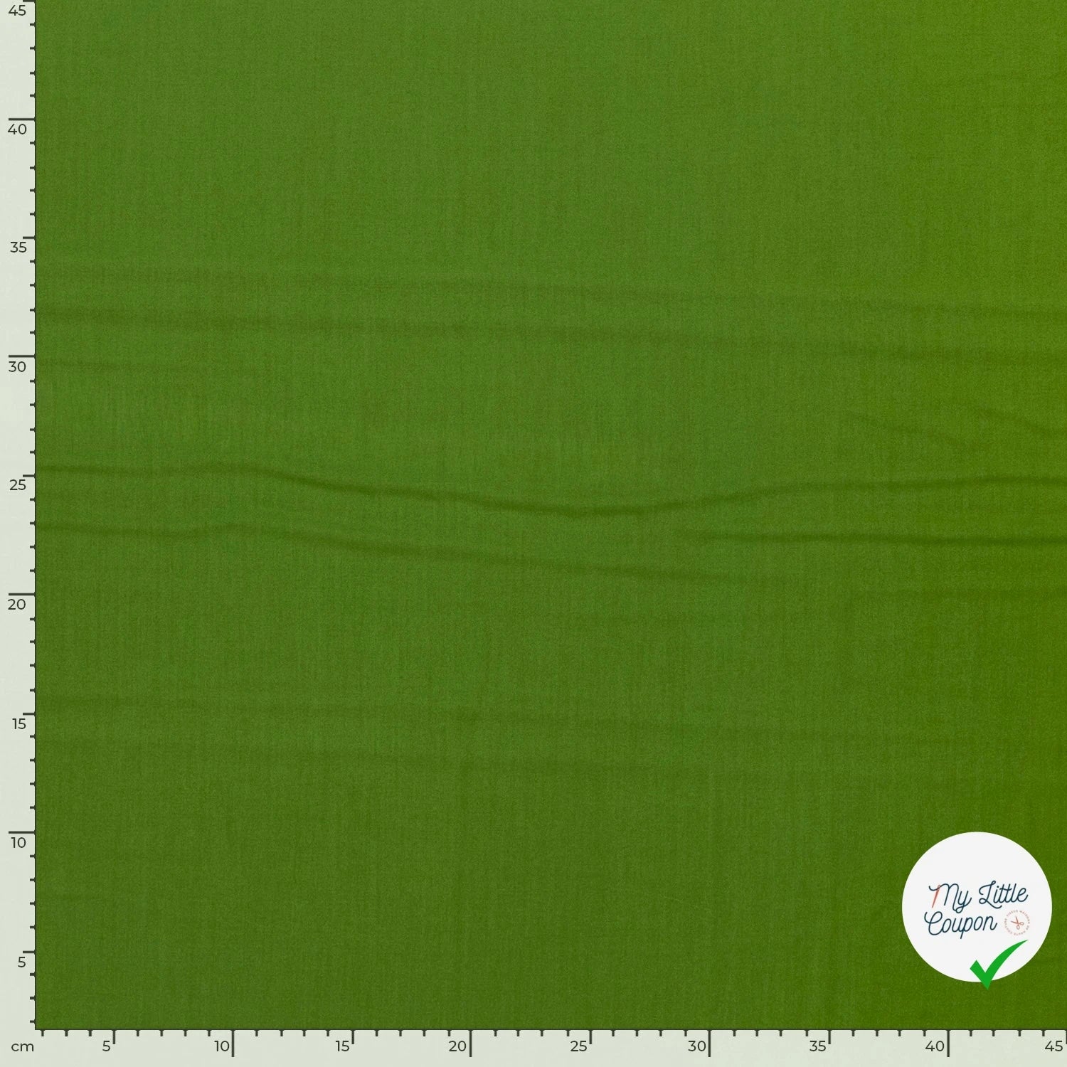 POPELINE DE VISCOSE UNICOLORE VERT - My Little Coupon